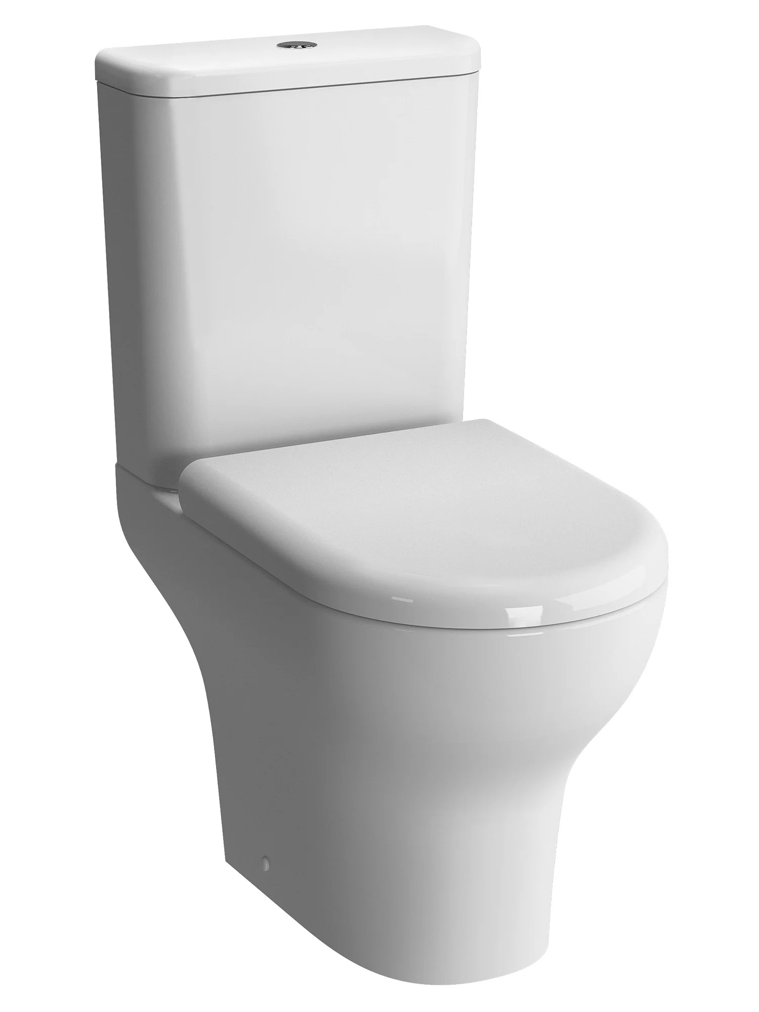 Vitra 5780L003-7200 Zentrum Close Coupled Closed Back WC Pan