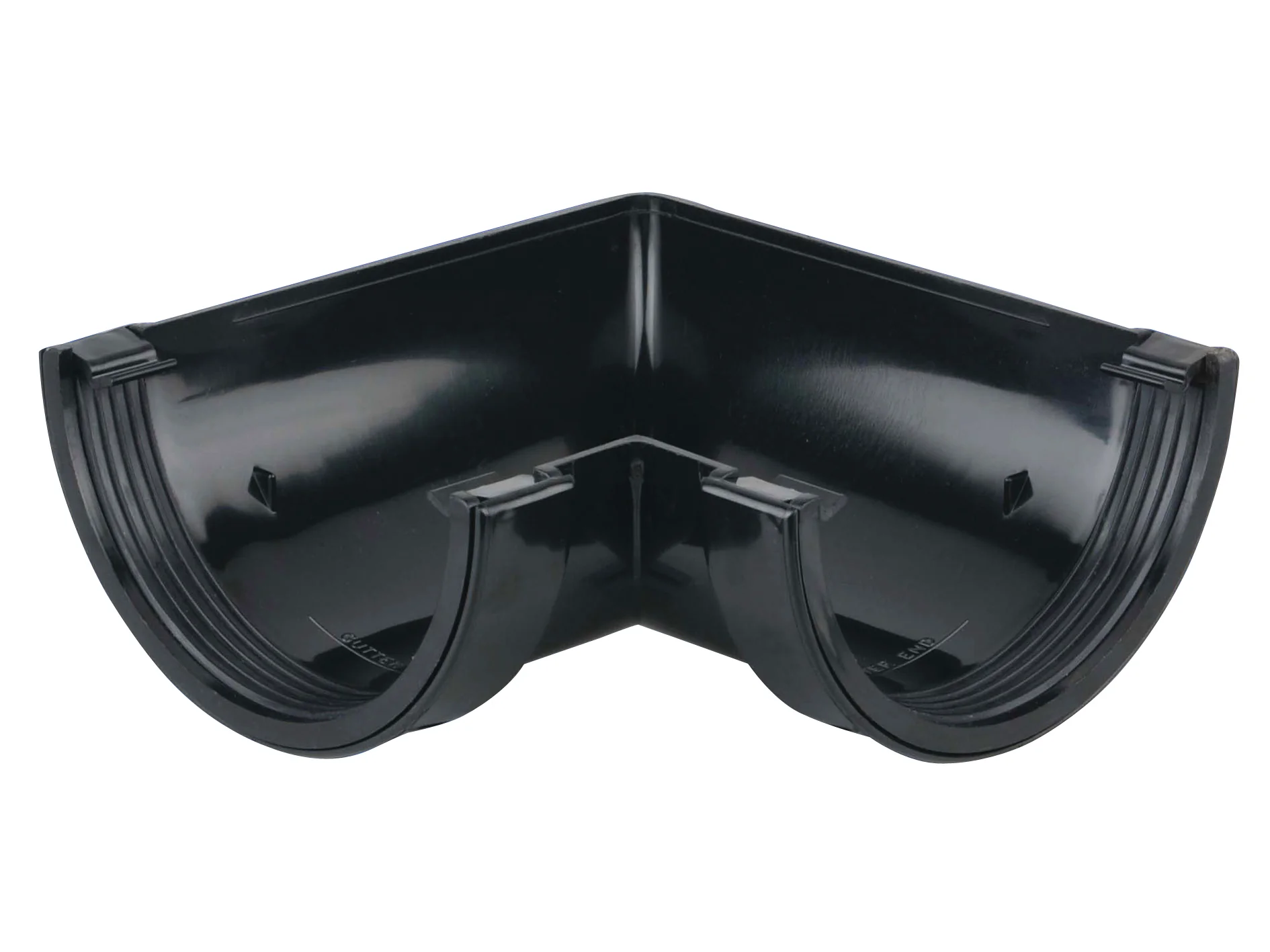 Wavin Osma SuperLine gutter angle 90° 125mm black