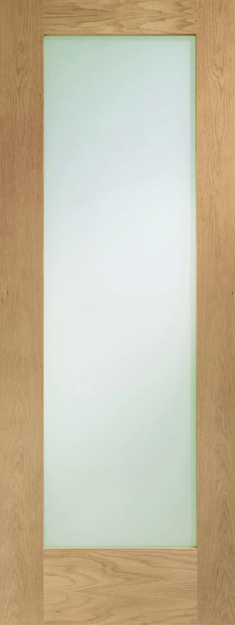 XL OAK SHAKER PATTERN 10 OBSCURE GLAZED DOOR 1981 X 610 X 35MM