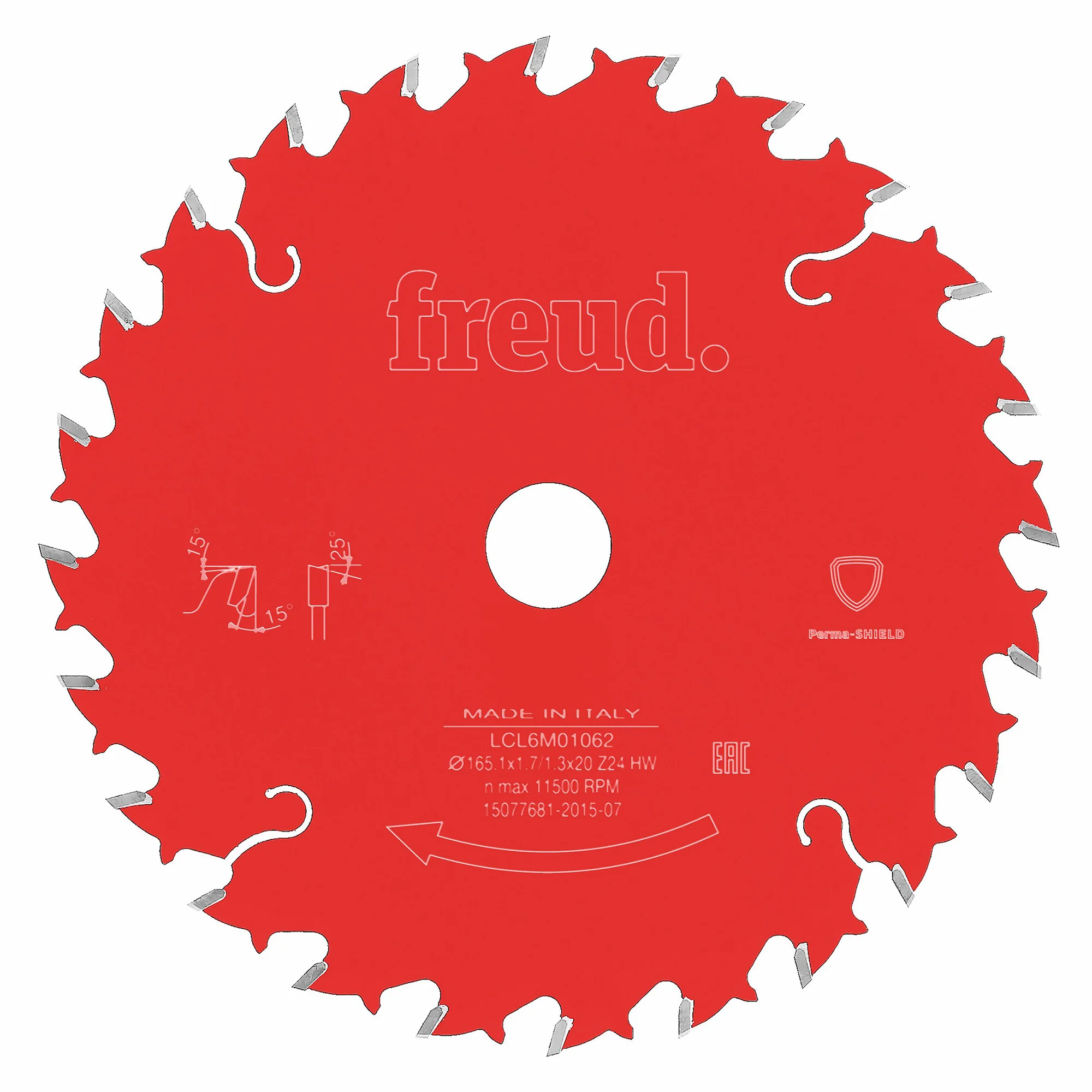 Bosch Freud Trim Saw Blade 165 x 1.7 x 20 x 24T F03FS02409