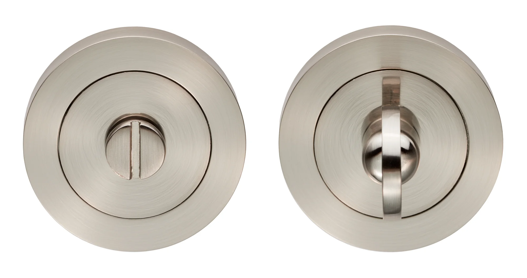 Carlisle Brass Turn & Release On Concealed Fix Round Rose Satin Nickel