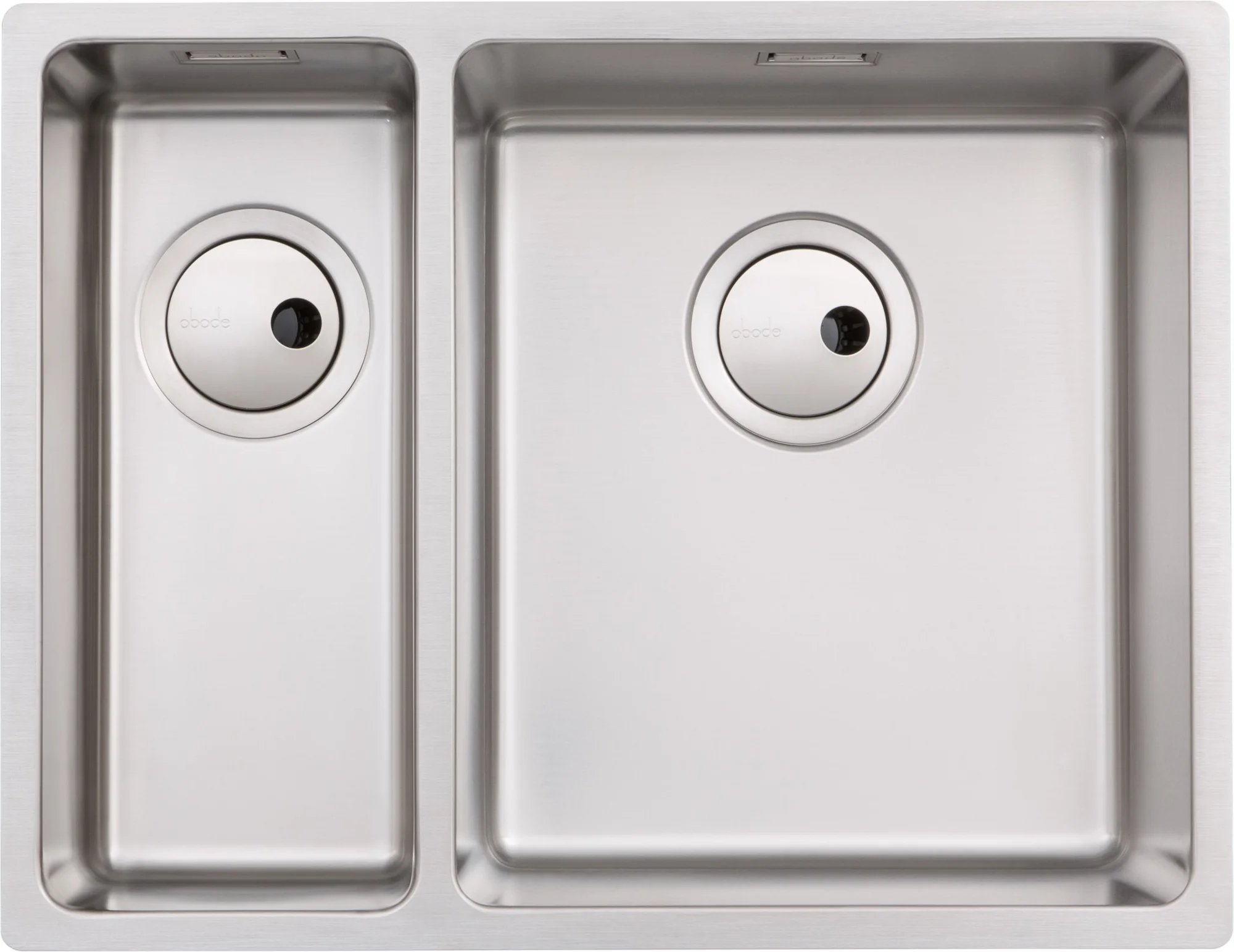 Abode Matrix R15 1.5 Bowl Undermount Stainless Steel Left Hand Drainer Kitchen Sink