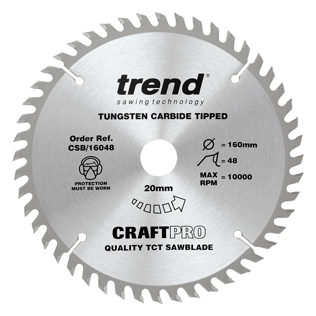 Trend Wood Circular Saw Blade 160mm x 20mm x 48T