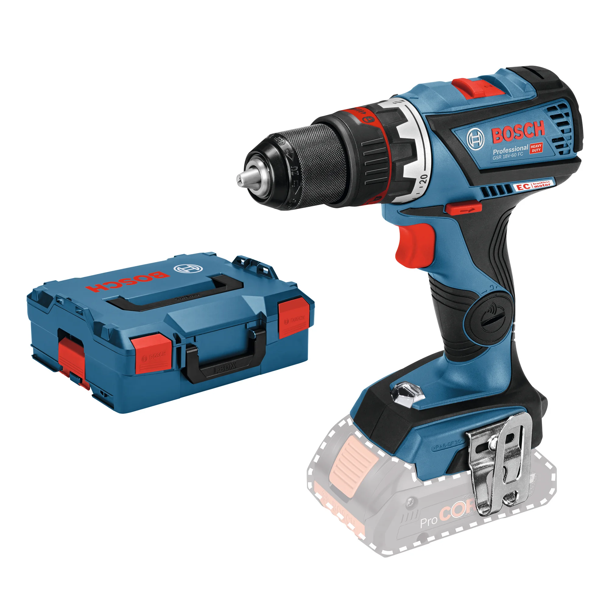 Bosch GSR 18 V-60 Flexiclick Drill Driver Body Only