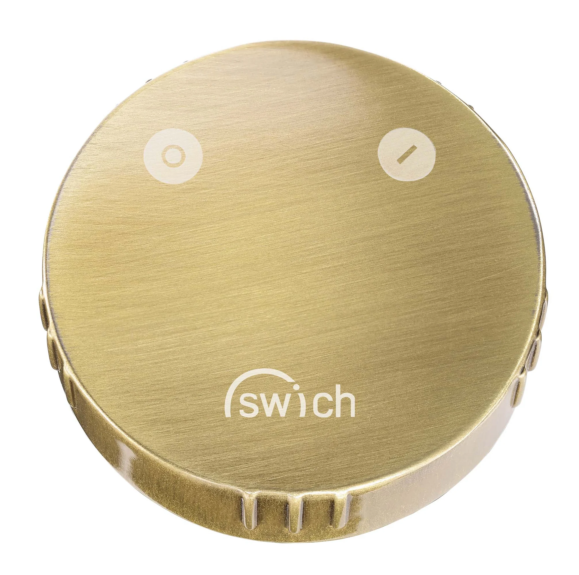 Abode AT2110 Swich Diverter Valve Round Handle with High Resin Filter Brushed Brass