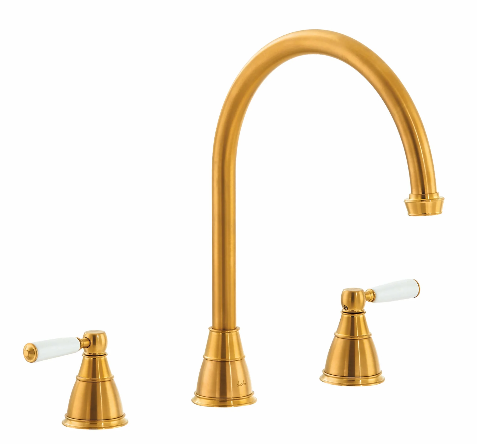 Abode AT3073 Astbury 3 Part Kitchen Mixer Tap Forged Brass