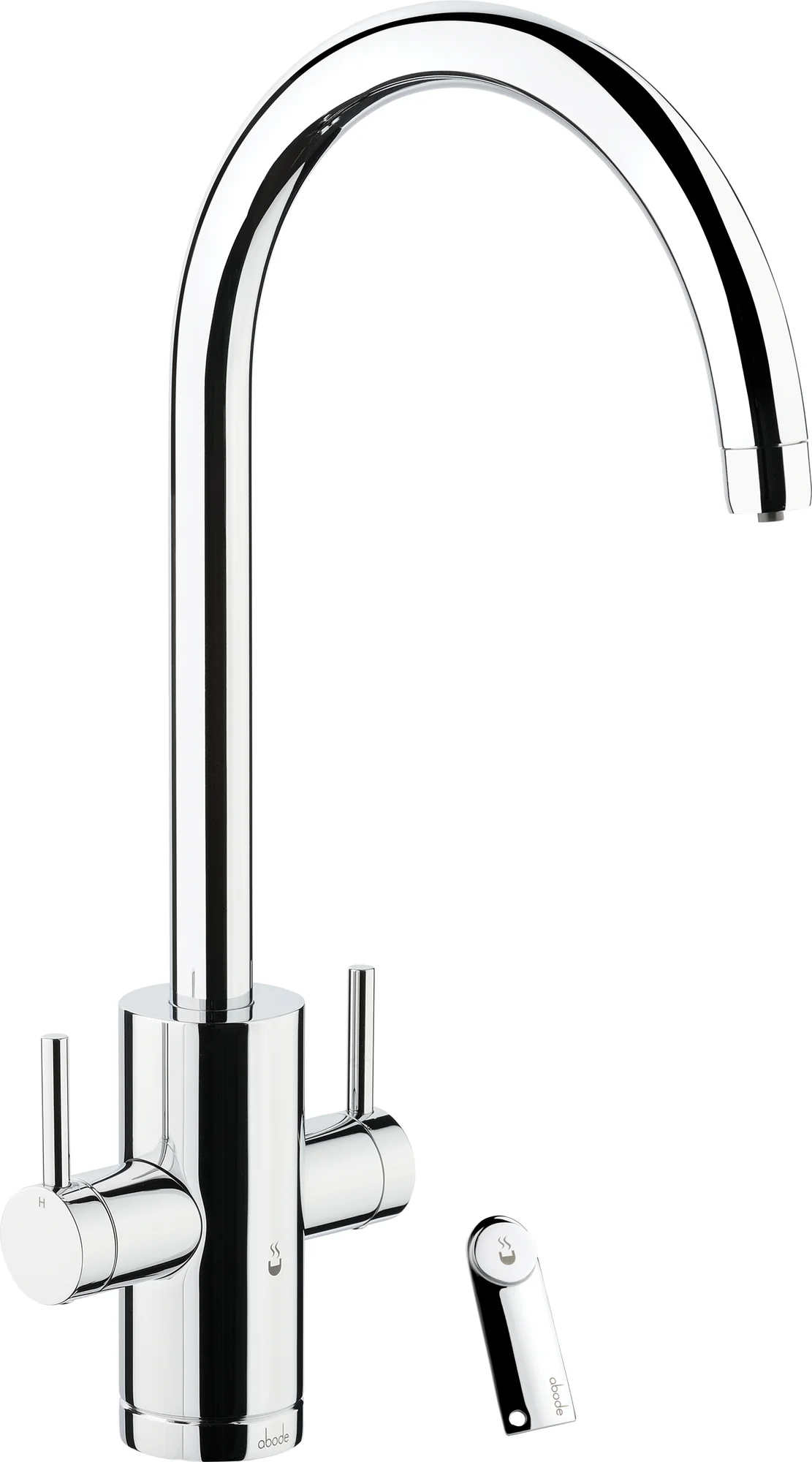 Abode Profile 4 in 1 Hot Water Tap With PB4E Boiler & Filter Chrome