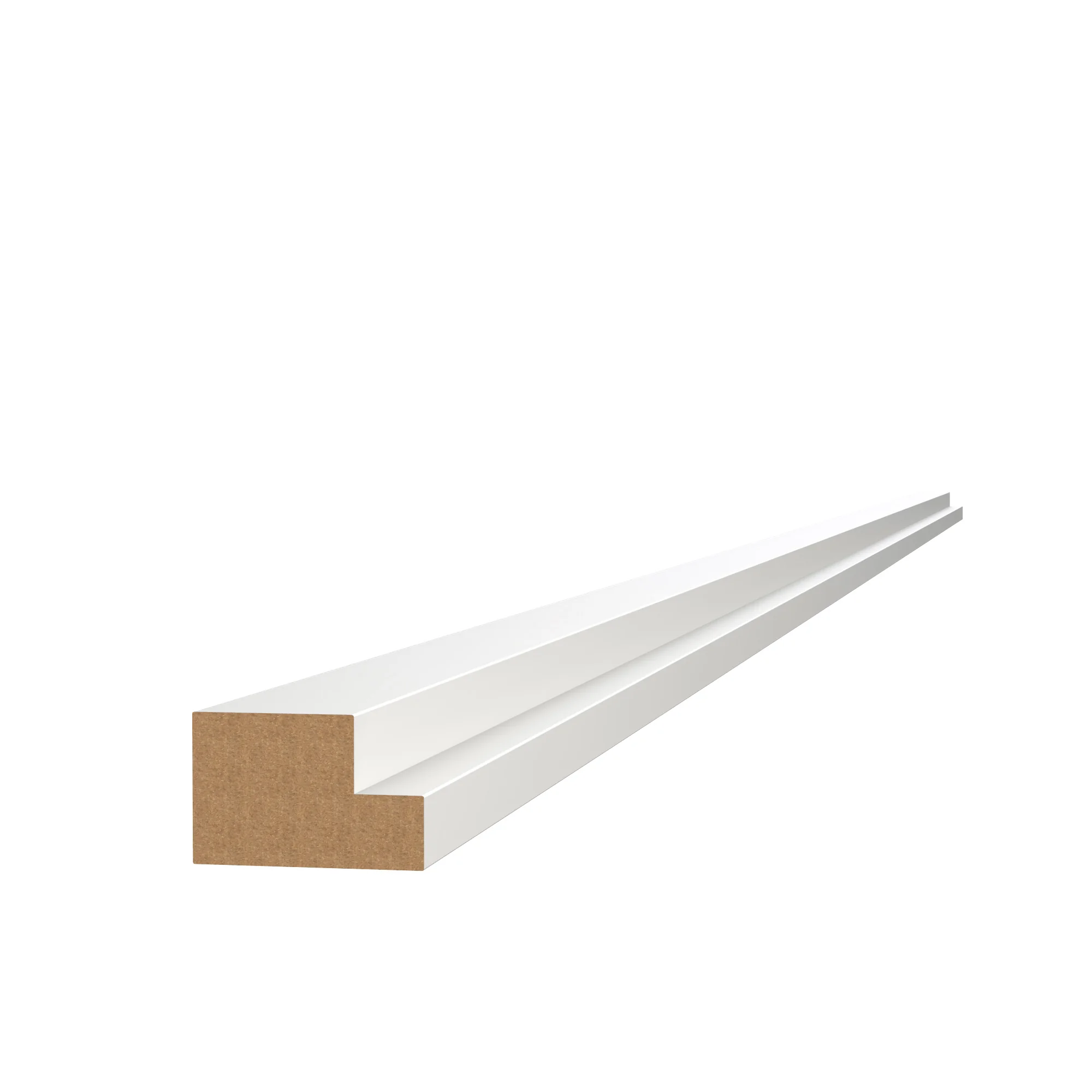 Modern Cornice or Pelmet for Shaker Ultra Matt White 2745mm - FKKH0524