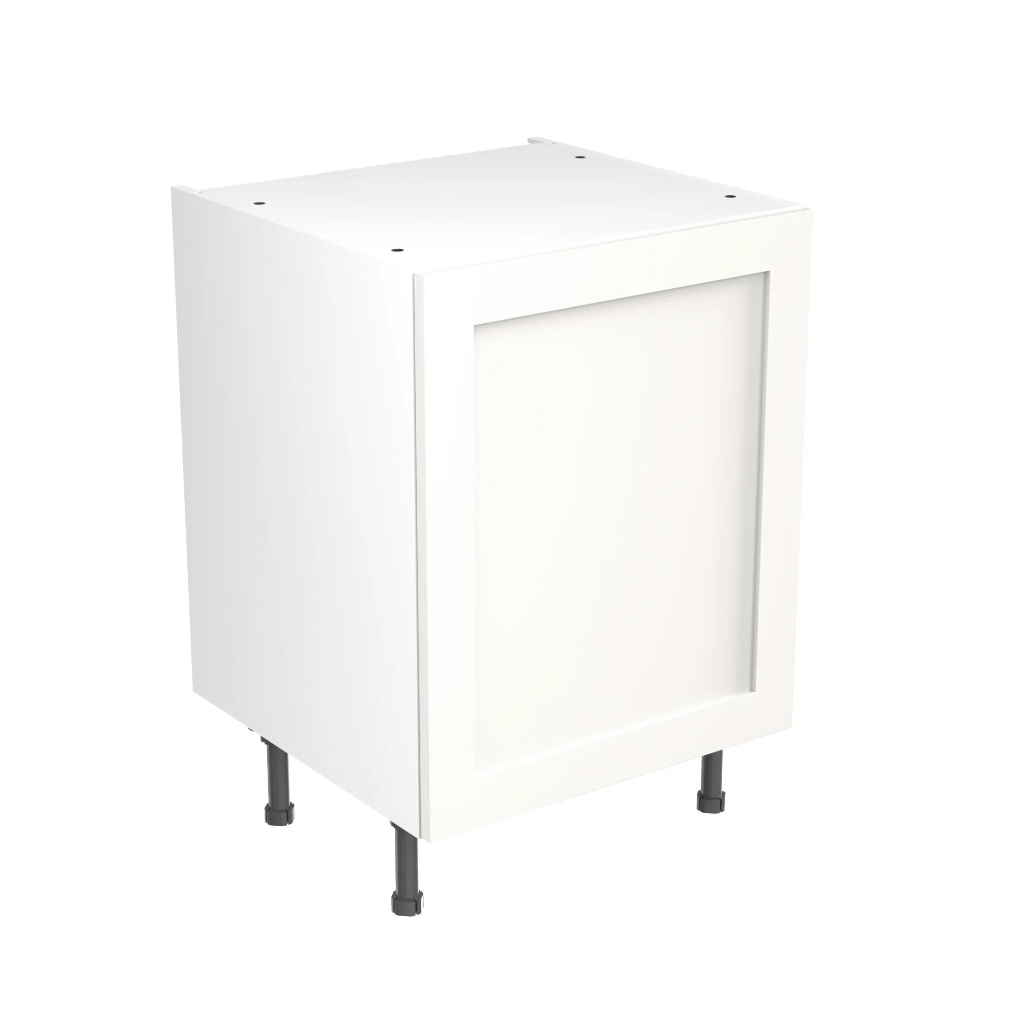 Flatpack Base Unit Shaker Ultra Matt White 600mm - FKKH0504