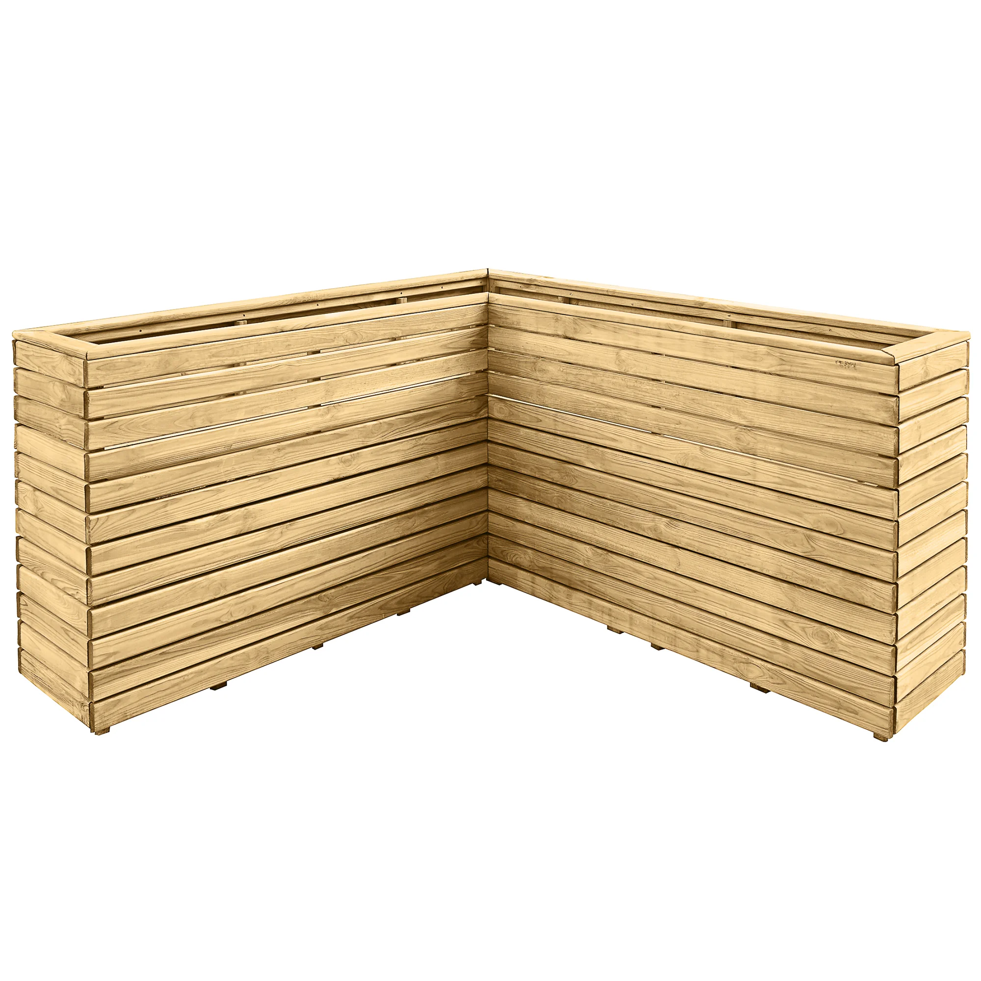 Forest Garden Linear Corner Planter 850 x 1600 x 1600mm