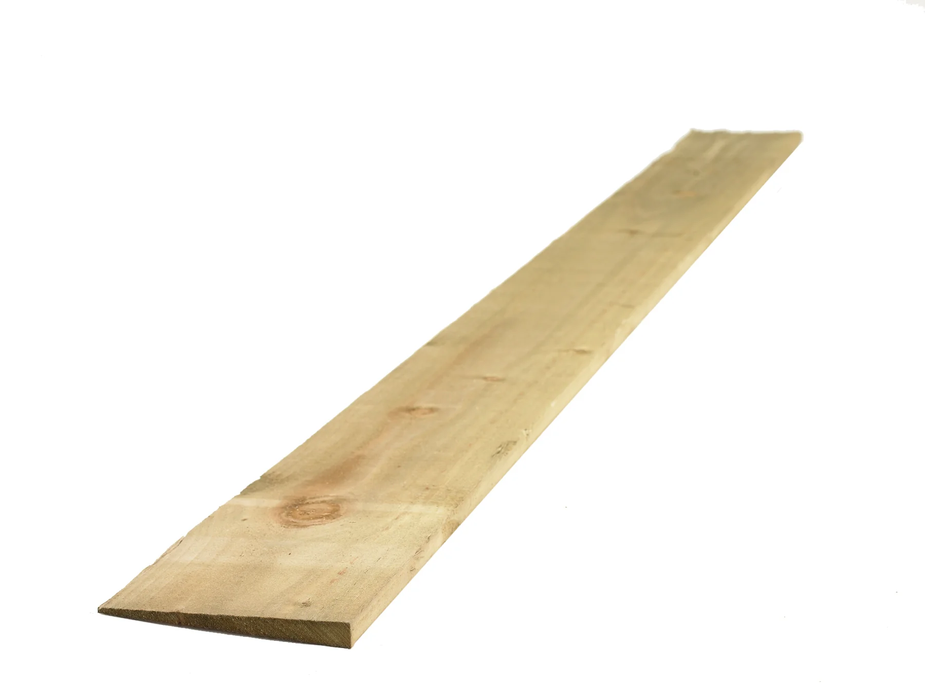 Bsw Green Treated Featheredge Fencing Board 2EX 22 x 125mm x 1.2m