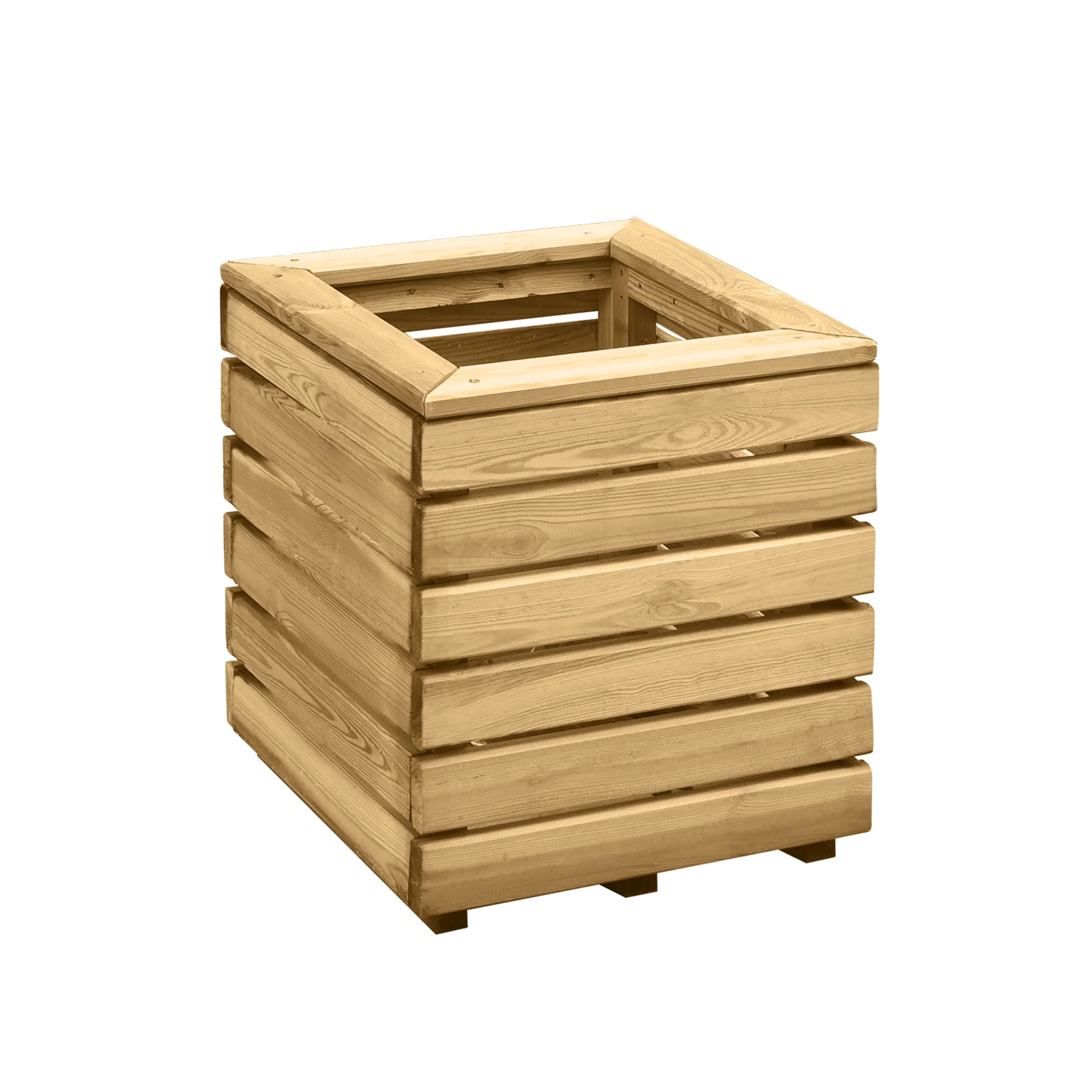 Forest Garden Linear Square Planter 40 x 40