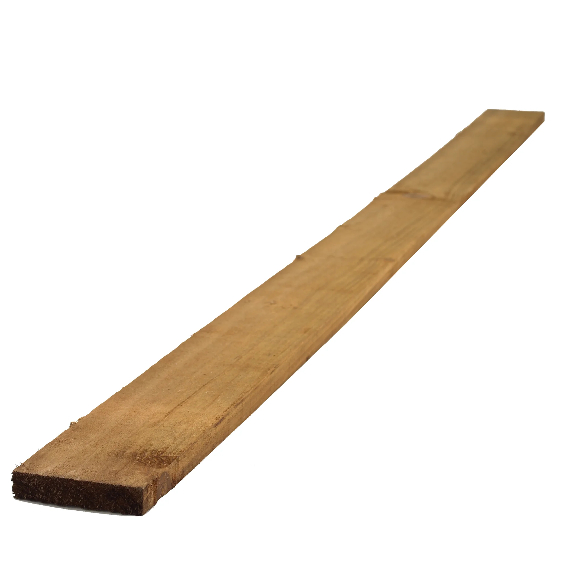 Bsw Brown Treated Fencing Board 22 x 100mm x 1.2m