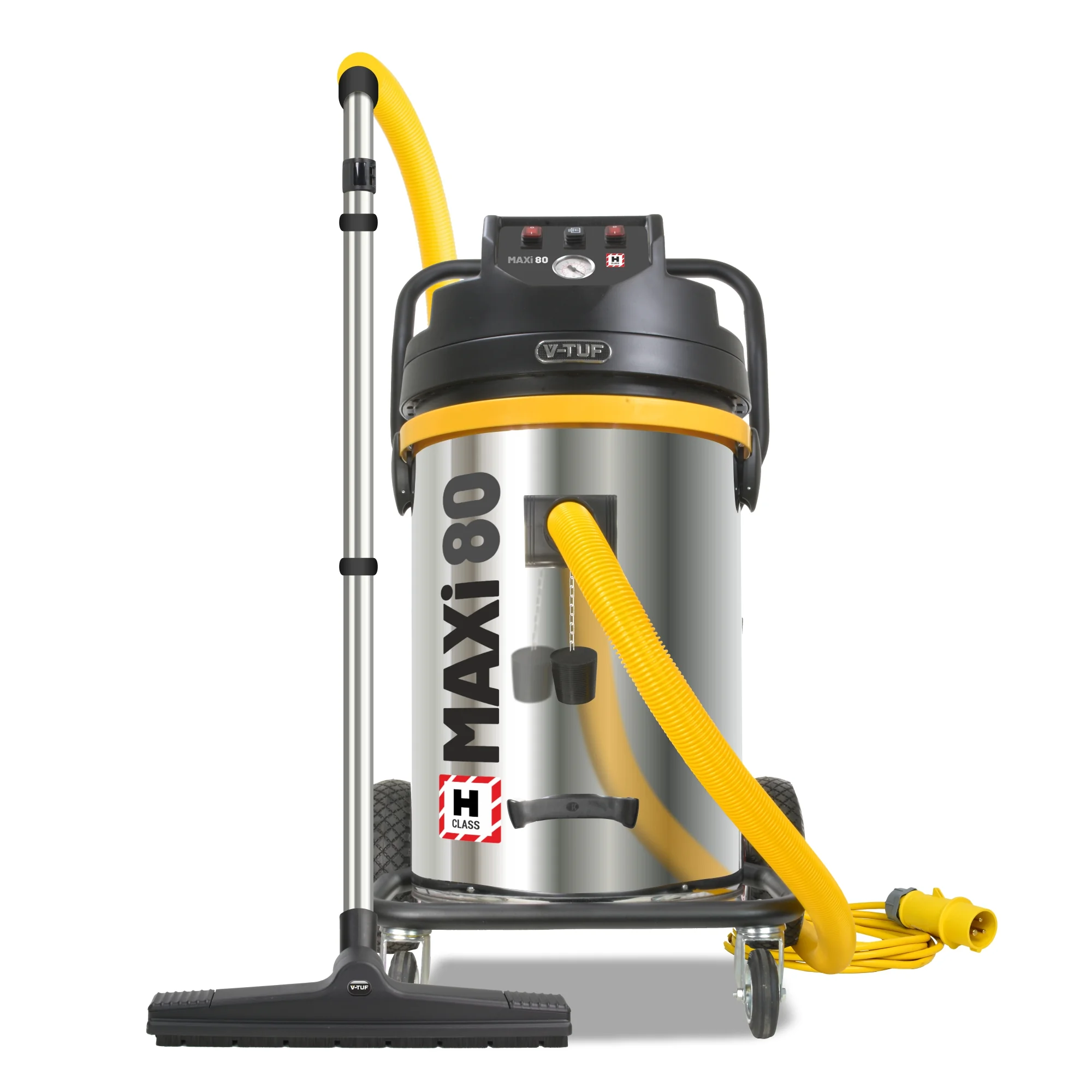 V-TUF MAXI 80L H-Class 240V 3500W Dust Extractor & Filter Shaker