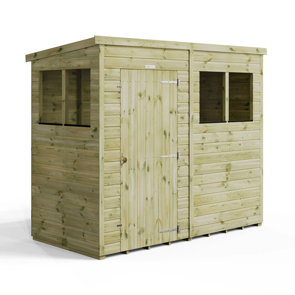 8x4 Premium Powersheds Pent