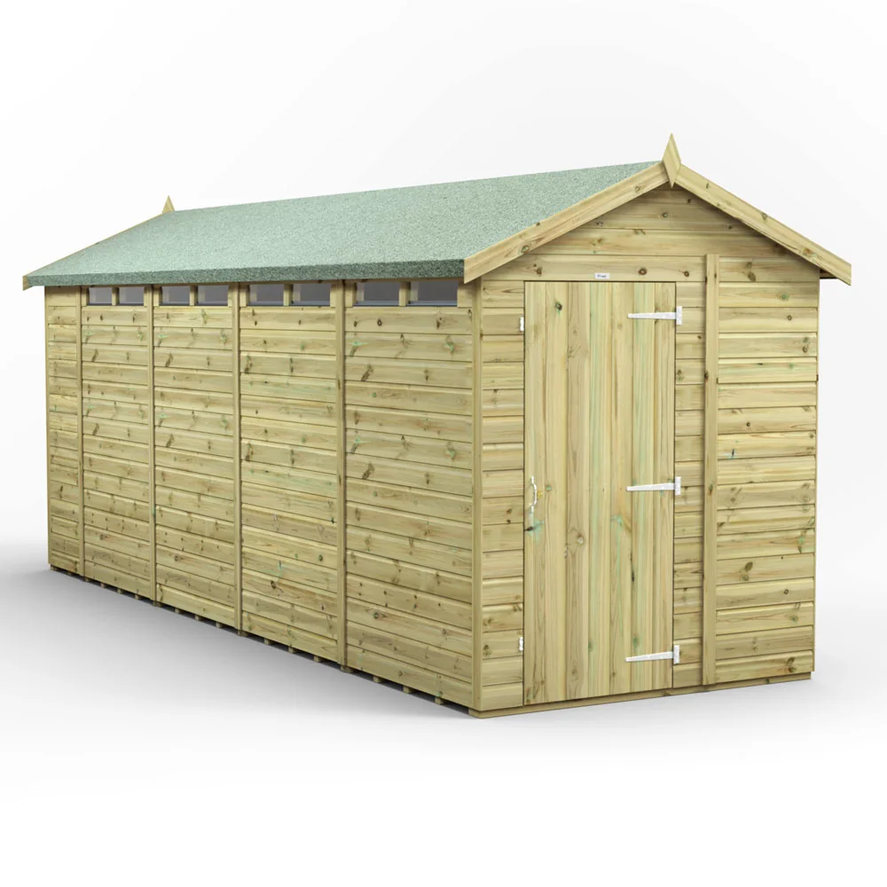 18x6 Premium Powersheds Security Apex