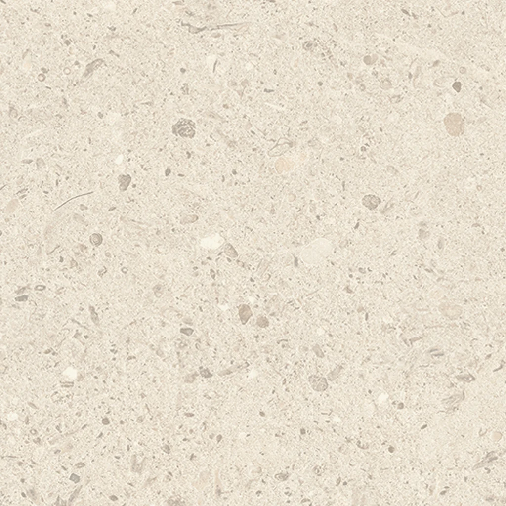 Kronospan  Limestone Light Worktop Bullnose 3000 x 600 x 38mm