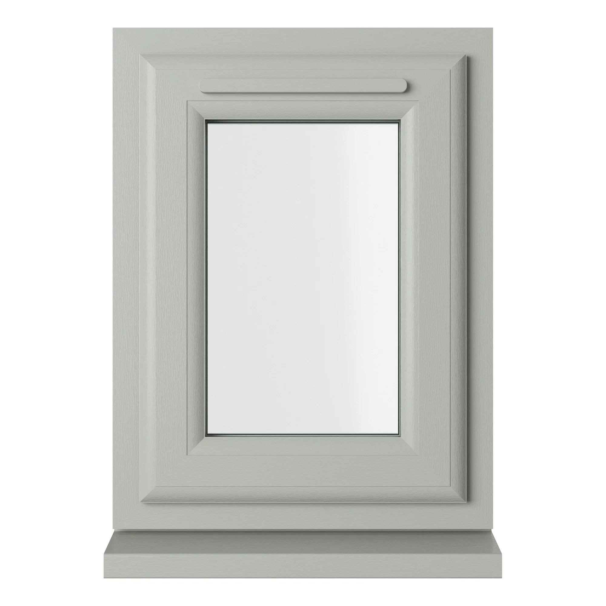 Crystal Double Glazed uPVC Window Agate/White Top Opener 610mm x 440mm Clear