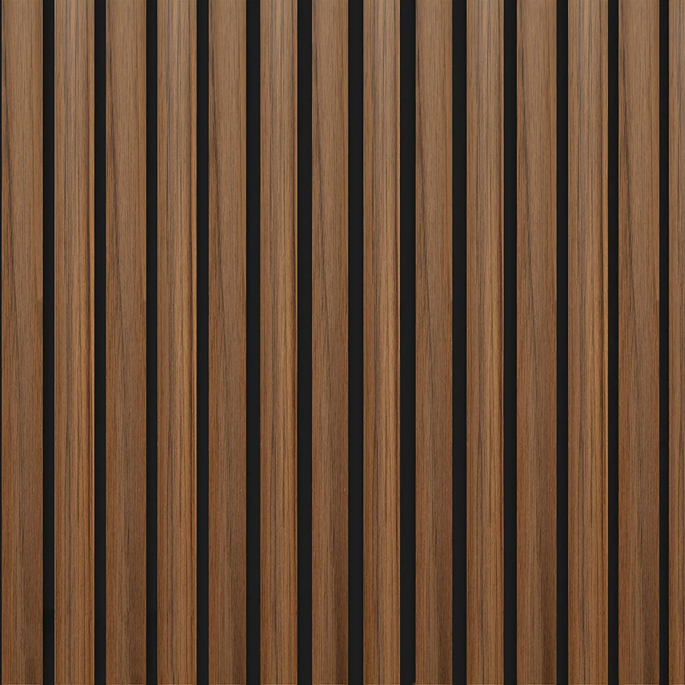Immerse Acoustic Panelling Walnut 2400mm x 600mm x 21mm Panel