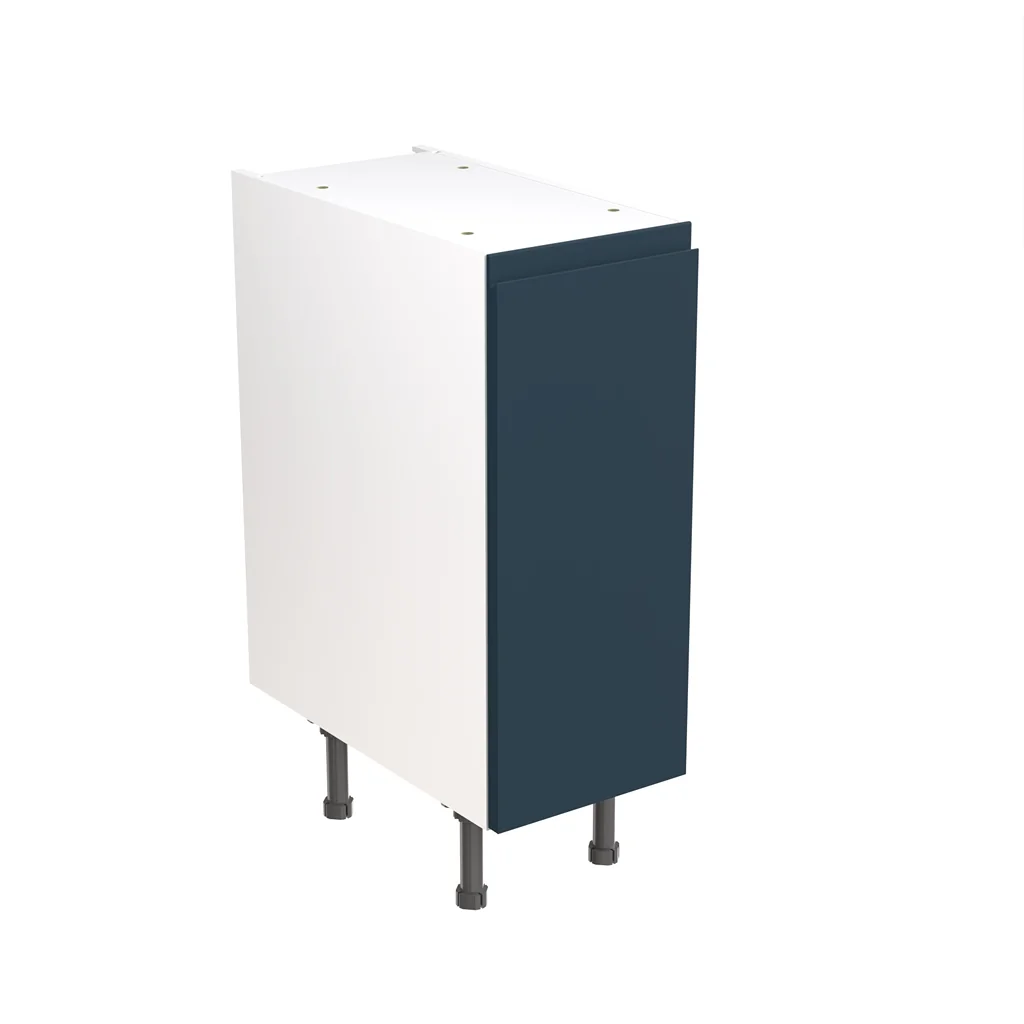 Flatpack 300 Base Kitchen Cabinet J-Pull Shaker Ultra Matt Indigo Blue