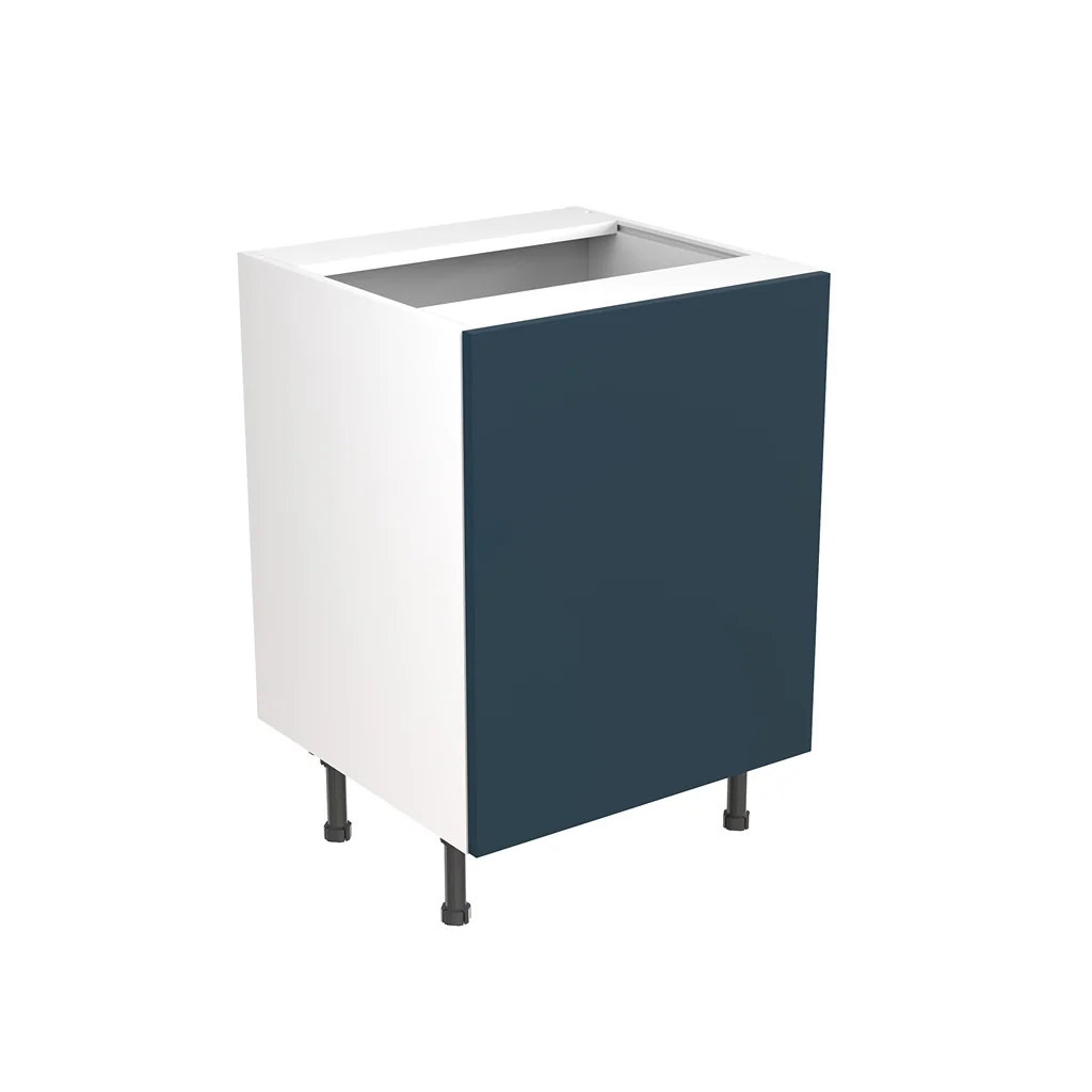Flatpack 600 Sink/Hob Cabinet Slab Supermatt Blue