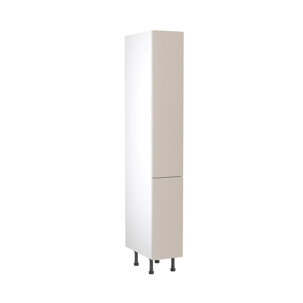 Flatpack 300 Pull & Swing Larder Cabinet Value Slab Standard Matt Light Grey