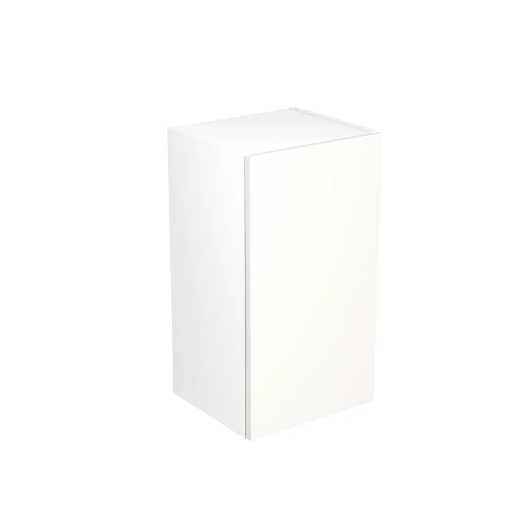 Flatpack 400 Wall Kitchen Cabinet Value Slab Standard Matt White