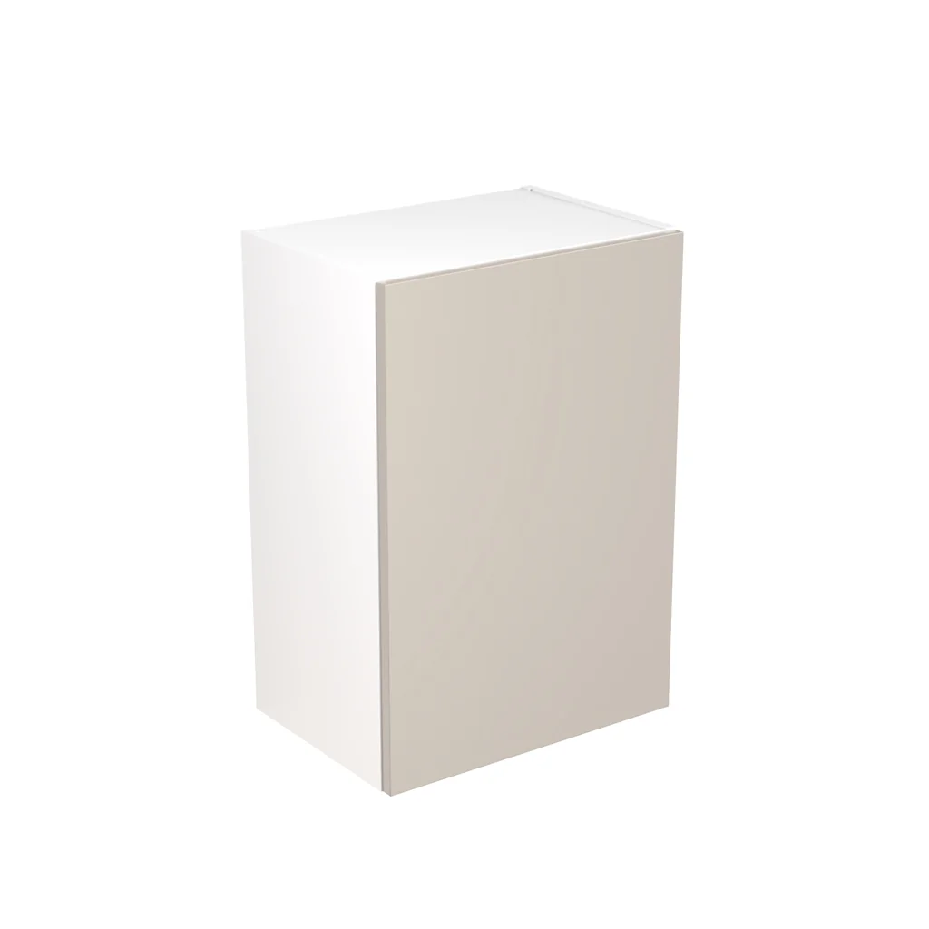 Flatpack 500 Wall Kitchen Cabinet Value Slab Standard Matt Light Grey