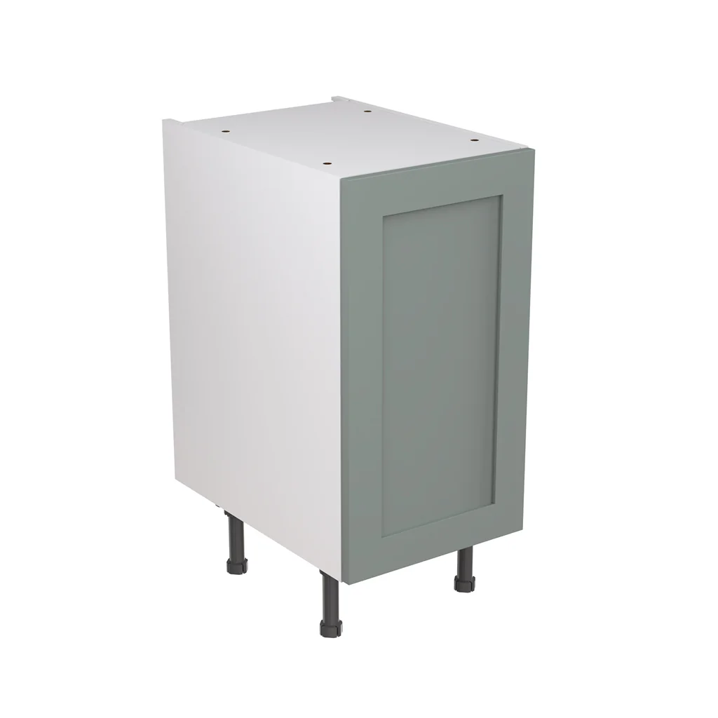 Flatpack 400 Base Kitchen Cabinet Shaker Ultra Matt Sage Green