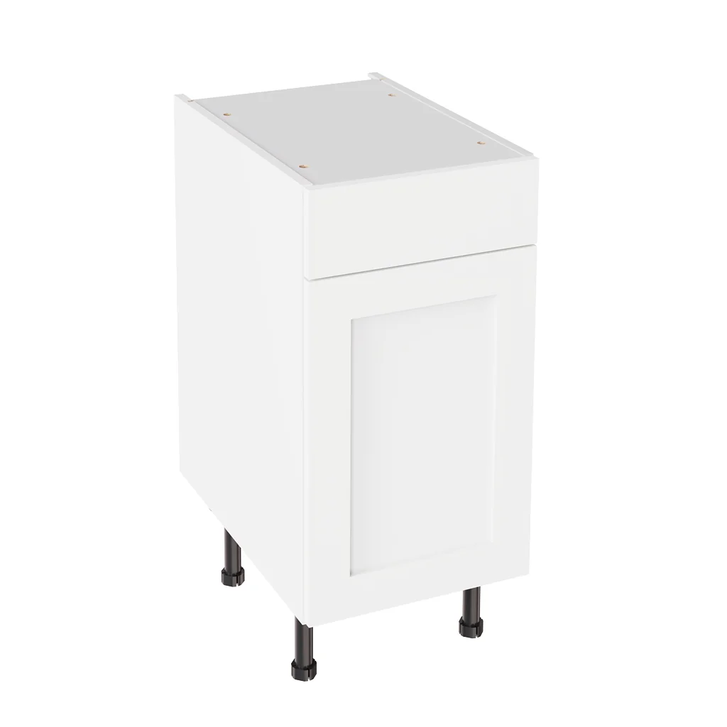 Flatpack 400 Drawerline Base Cabinet Shaker Ultra Matt White