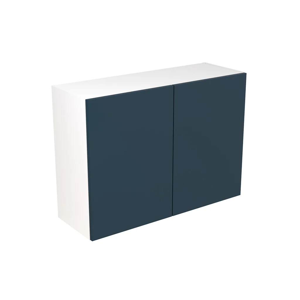 Flatpack 1000 Wall Kitchen Cabinet Slab Supermatt Blue