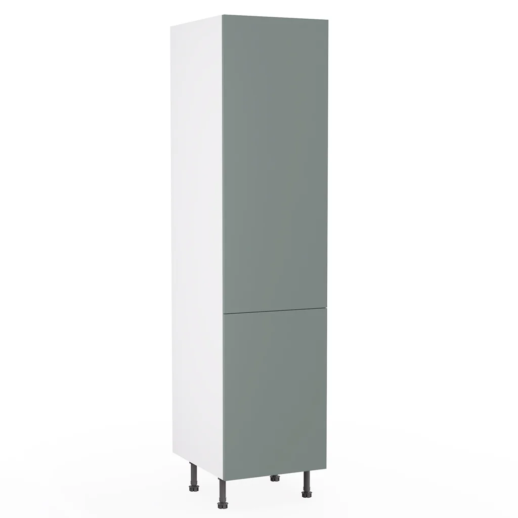Flatpack 500 Larder Cabinet Slab Supermatt Agave Green