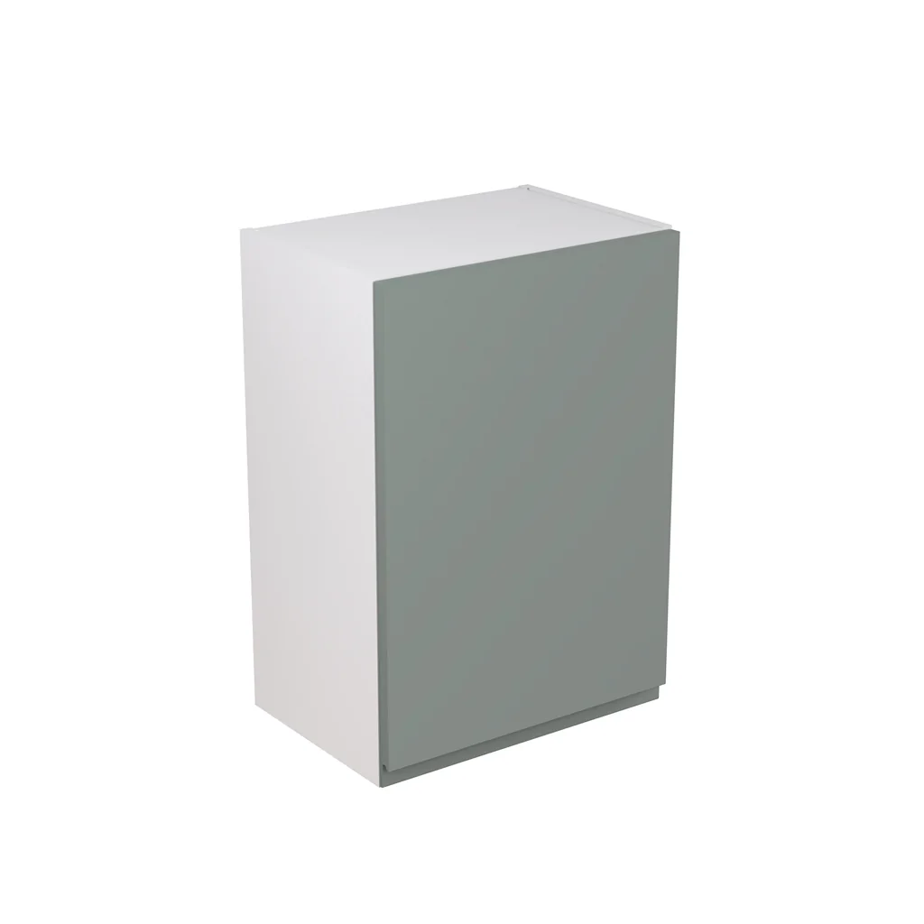 Flatpack 500 Wall Kitchen Cabinet J-Pull Ultra Matt Sage Green