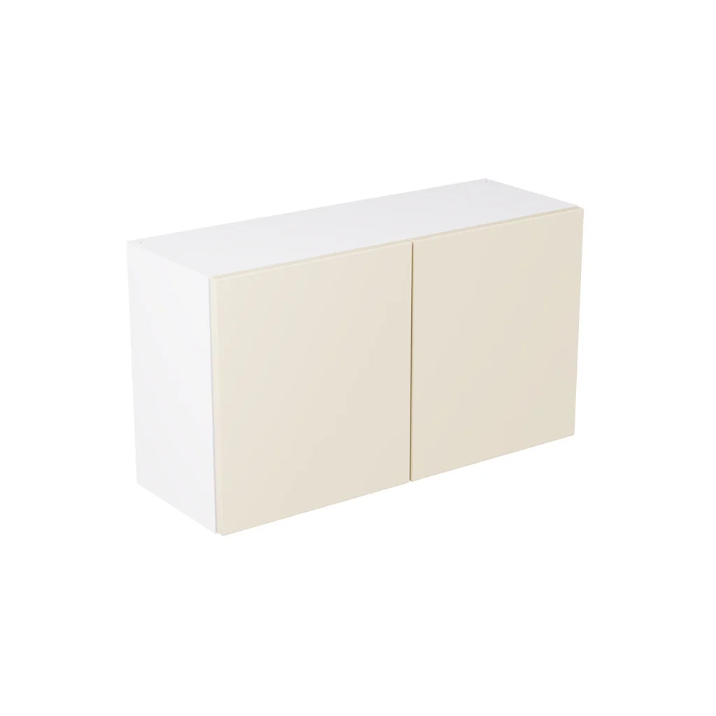 Flatpack 800 Double Extractor Wall Kitchen Cabinet Slab Supermatt Cashmere