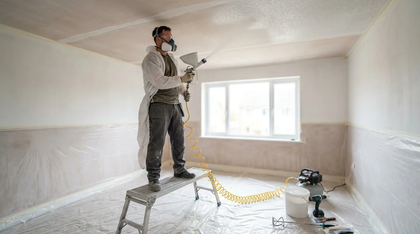 Popcorn Ceiling Spray