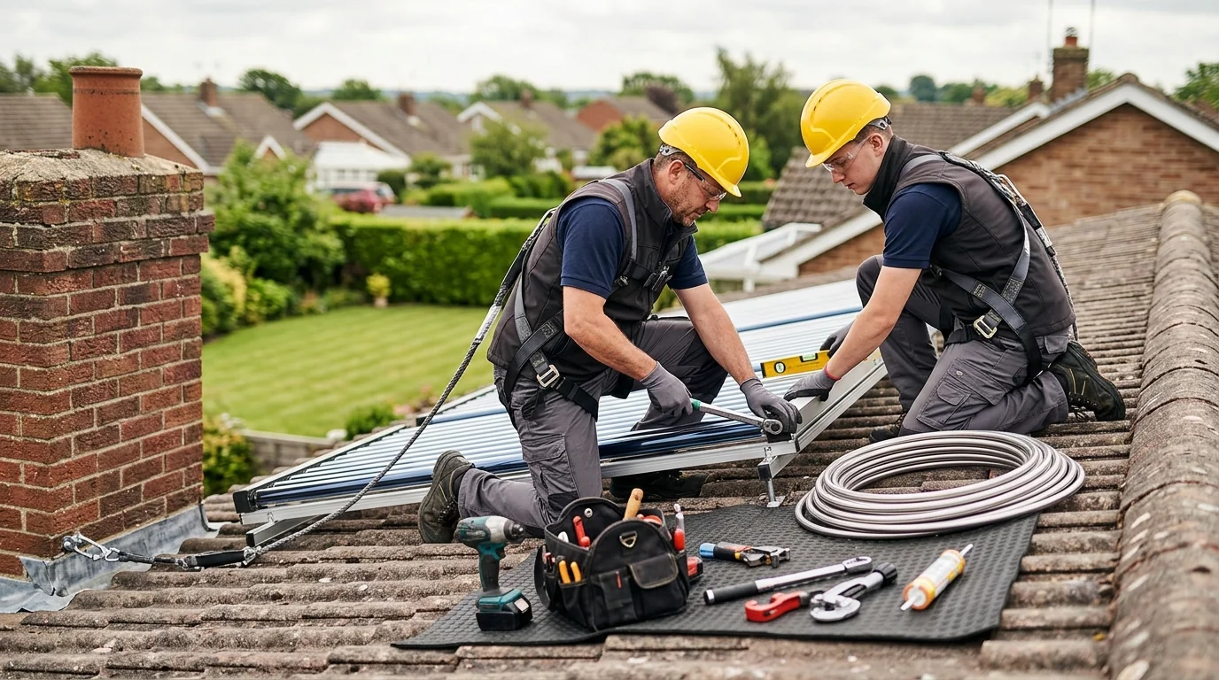 Solar Thermal Heating Installation