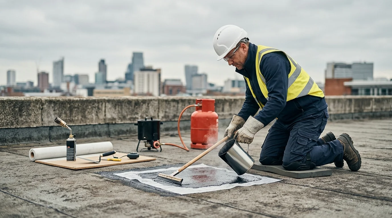 Hot Melt Roofing Repair