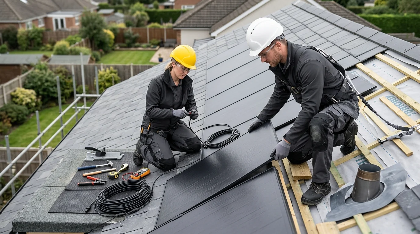 Solar Roof Installation