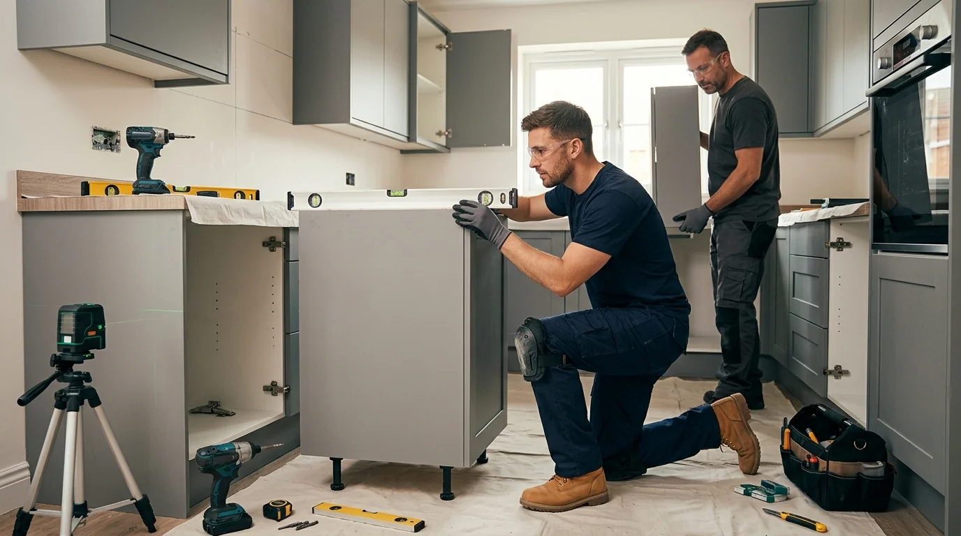 Replace kitchen cabinets